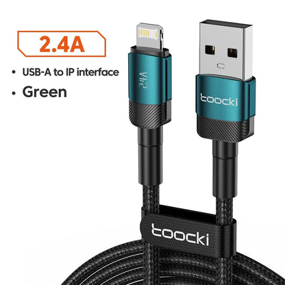 USB Type-C Fast Charging Cable for iPhone 15/14/13/12/11, Huawei P40/P30, Realme, Oppo, OnePlus, and Power Banks