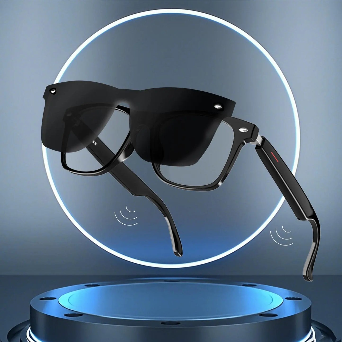 Premium Smart Glasses with Superior Sound Quality, Voice Calling, Bluetooth Connectivity, Quick Pairing, Extended Battery Life - Ideal Gift and Innovative Gadget